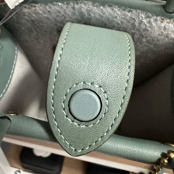 NWT Coach Mini Cashin Tote in Sage - Picture 12 of 14